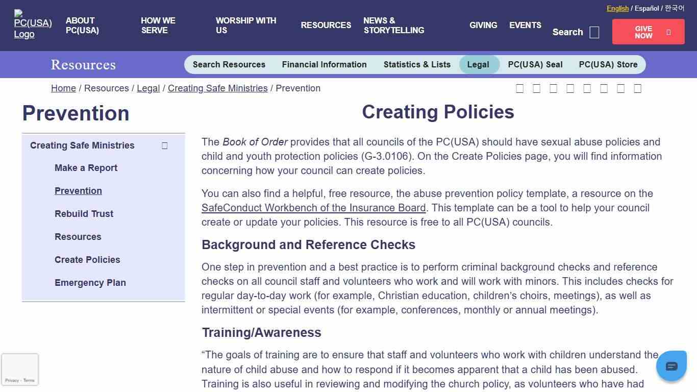 Prevention Presbyterian Church (U.S.A.)